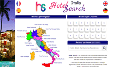 Desktop Screenshot of hotelsearch.it